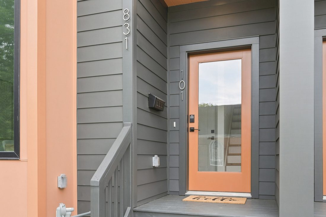 Front entry of 831 Cotton Place Unit 101